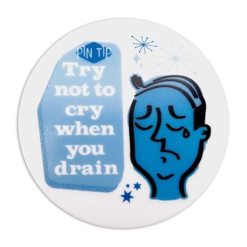 Try Not To Cry Pinball Drink Coaster
